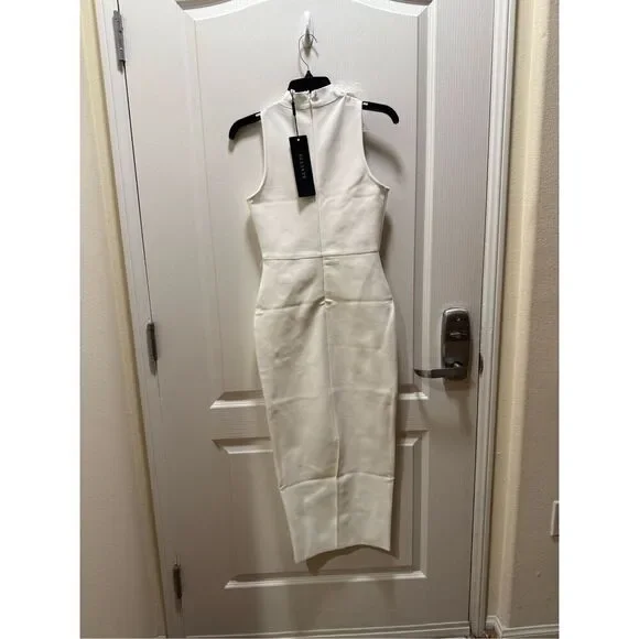 Elliatt Whitetail BodyCon Midi Dress White Bridal Bachelorette Dress size  XS NWT